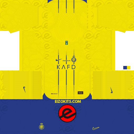 AlNassr FC DLS Kits 20232024 Realesd Nike Dream League Soccer Kits